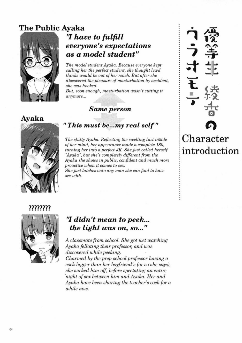 Hentai Manga Comic-Both sides of Honor Student Ayaka-Chapter 5-3